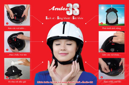Bí quyết chọn mũ bảo hiểm Andes an toàn, chất lượng